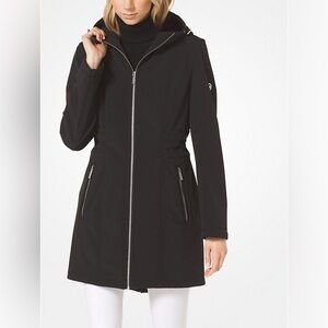 Michael Kors Tech Hooded Raincoat size M